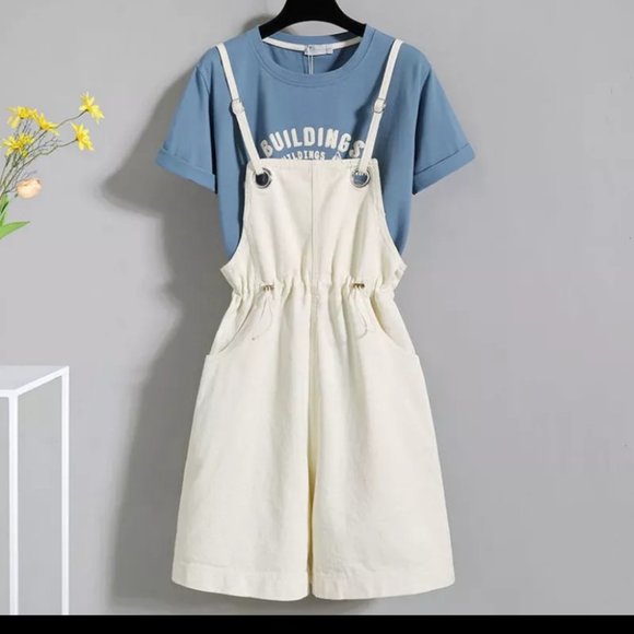 Set of romper and t-shirt - Picture 1 of 2